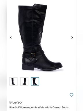 Classic Black Knee-High Women's Riding Boots